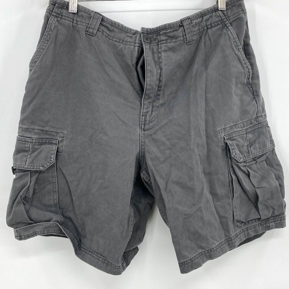 GAP Shorts Gap Mens Casual Khaki Gray Cargo Shorts 35 Poshmark